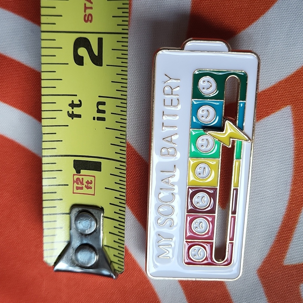 FOR @rlasica90 Bundle For Both Brand New My Social Battery Pin - Picture 6 of 7